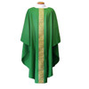 955 Kelly Green Chasuble with Celtic Banding