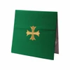 48X Green Burse with Gold Cross from Beau Veste