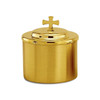 337G Satin Gold Host Box 150 Host Cap.