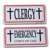K3301 Clergy Emergency Sign