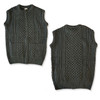 Forest Green Wool Irish Sweater Vest