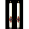 Christ Victorious Complementing Candles Pair