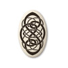 Oval Celtic Knotwork Pendant