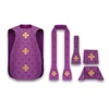 3978  5 Pc. Roman Chasuble Set  Purple
