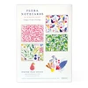 4 patterns of art included in the Flora Notecard Set