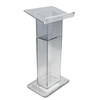 TS981 U-Shaped Acrylic Lectern with Shelf