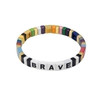 Stretch Brave Bracelet for Cancer Support