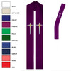 711 Overlay/712 Deacon Stole with 10 Color Choices