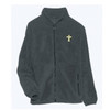 Iceberg Fleece Full Zip Clergy Jacket Charcoal
