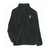 Iceberg Fleece Full Zip Clergy Jacket  Black