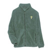 Iceberg Fleece Full Zip Clergy Jacket Heather Grey