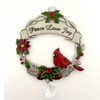 Peace Love Joy Cardinal Ornament