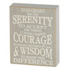 Tabletop Serenity Prayer Plaque