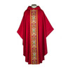 15613 Crown & Flower Chasuble from MDS/Red