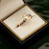 14KT Gold Claddagh Ring for Women in gift box