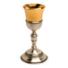 K923 Two-Tone 24K Gold and Silver Plate Chalice