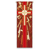 7506 Red Pentecost Banner Digitally Printed