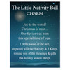 Nativity Bell Charm Verse Card