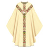 3168 Gothic Chasuble in Dupion-Beige