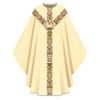 3168 Gothic Chasuble in Dupion-Beige