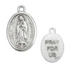 Our Lady of Guadalupe Oxidized Medal
