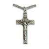 Front of the Antique Pewter St. Benedict Pendant