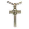 Back of the Antique Pewter St. Benedict Pendant