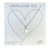Gold Heart Necklace for Mom