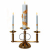 K475 Solid Brass Unity Candle Stand
