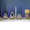 Nativity Advent Decorations with Candles and Brochure