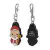 Detail photos of the St. Nicholas Tiny Saints Charm Clip