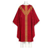 101-0914 Deermask Chasuble in Lightweight Wool Red