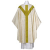 101-0914 Deermask Chasuble in Lightweight Wool White-Gold