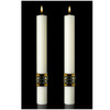 CA Merciful Lamb Eximious Paschal Candle Side Candles