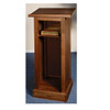 MD015  Maple Wood Lectern with Shelf