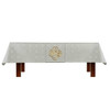 J089IVY Altar Frontal Set in Ivory Jaquard