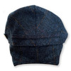 Back of the Blue Earflap Trinity Wool Cap