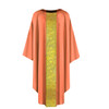 MDS 075 Chasuble with Gold Jacquard Banding  Rose