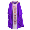 613 Silk Embroidered Chasuble from MDS Purple