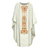 1007 Classic Hand Embroidered Silk Chasuble White