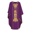 1007 Classic Hand Embroidered Silk Chasuble Purple