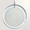Crystal Celtic Cross Ornament handcrafted in Ireland