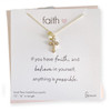 Faith Gold Cross pendant