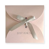 Faith Gold Heart envelope package tied with ribbon