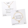 Faith Gold Heart - choose necklace or bracelet