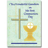 Grandson First Communion Card