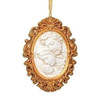 5"H Gold Frame Holy Family Ornament