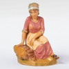 Fontanini Zillah Village Figure comes with a story card in the box