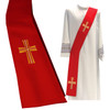 652 Deacon Stole in Primavera Red