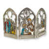 Nativity Triptych Scene with hinged panels